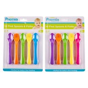 Wholesale - Premia Baby 10pc First Spoons and Forks, UPC: 810002203183
